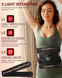 Chaleur et massage par vibration apportent une expérience relaxante sur le dos.