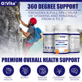 O!VITA Liquid Multivitamin Complete: mélange 42 fruits et légumes pour varier les apports.