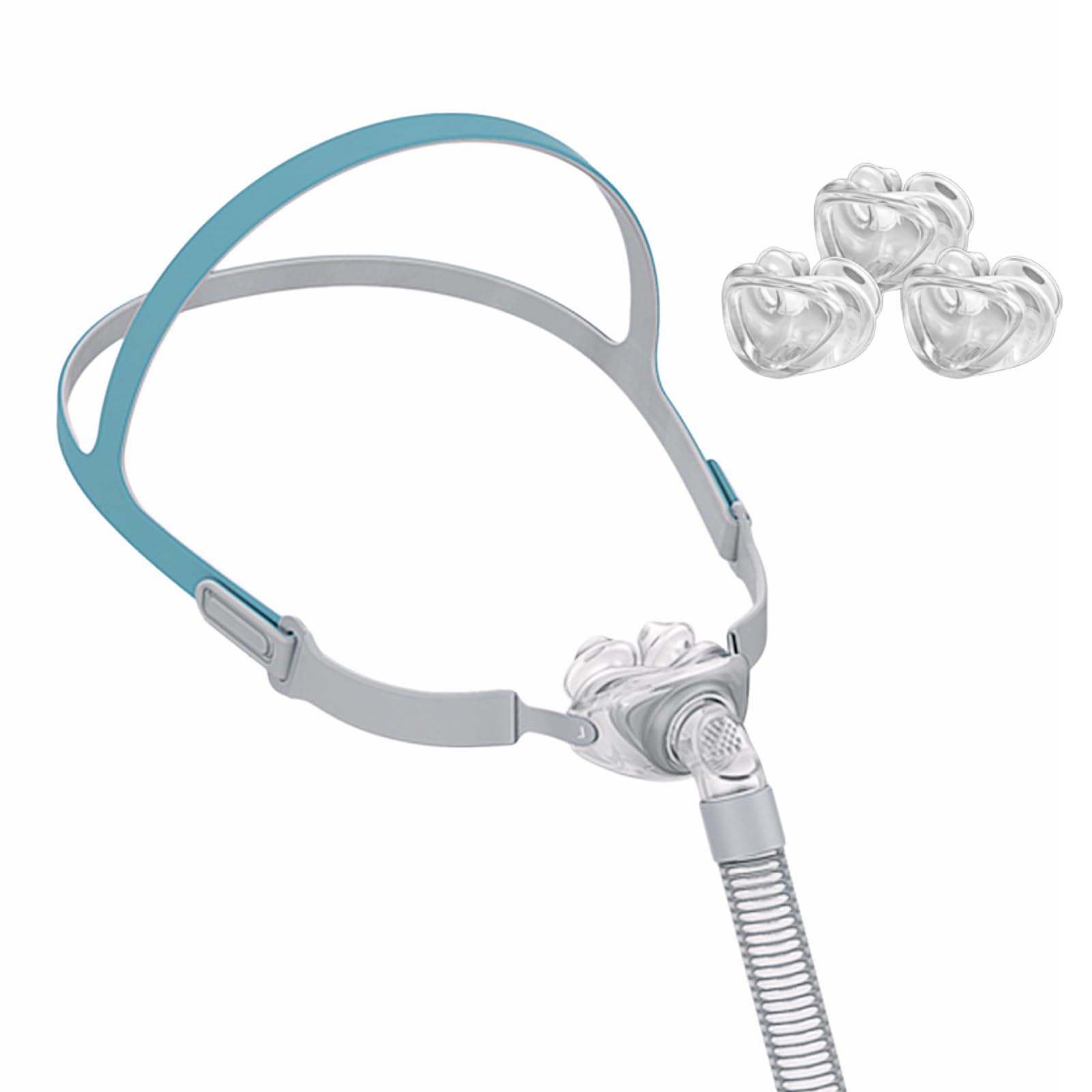 OWILIWO ensemble masque silicone sous le nez avec coussinet nasal x3, confort potentiel et ajustement.