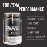 OWYN Pro Elite cuillère-mesure poudre vegan, dose précise pour boisson protéinée rapide.