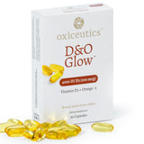 Oxiceutics D&O Glow – capsules citron naturel, hydratation et teint lumineux.