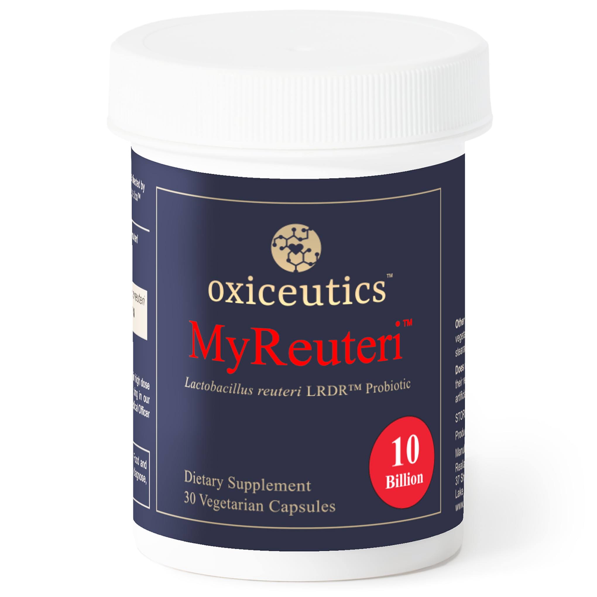 oxiceutics MyReuteri – bouteille de 30 capsules, soutien potentiel à l'équilibre intestinal