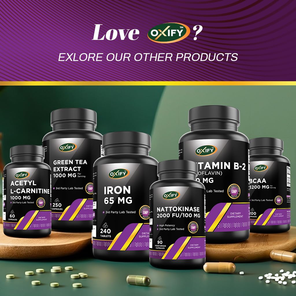 Oxify Lactase 9000, etiquette sans OGM, convient pour une alimentation consciente.
