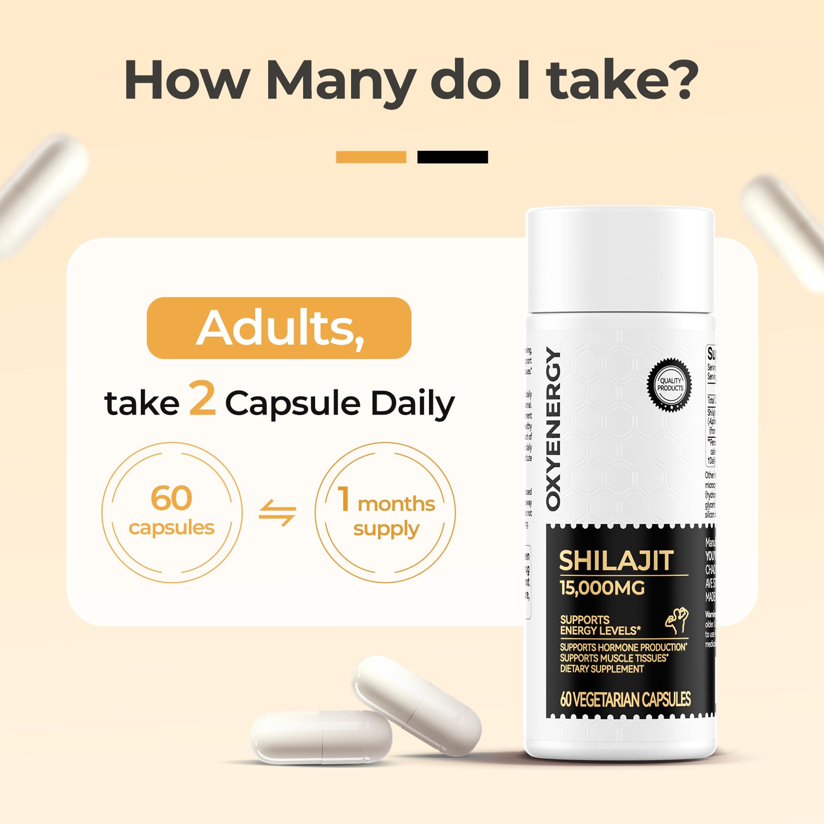 OxyEnergy Shilajit certification GMP et tests tiers.