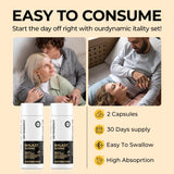 OxyEnergy Shilajit vegan sans gluten ni lactose.