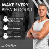 Pose sur le nez avec OxyFlow Model Y, ouverture des narines.