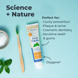 Oxyfresh dentifrice-anti-plaque-tartre : prévient l'accumulation de plaque et tartre.