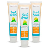 Oxyfresh dentifrice citron menthe, bouteille 5oz, fraîcheur durable après brossage.