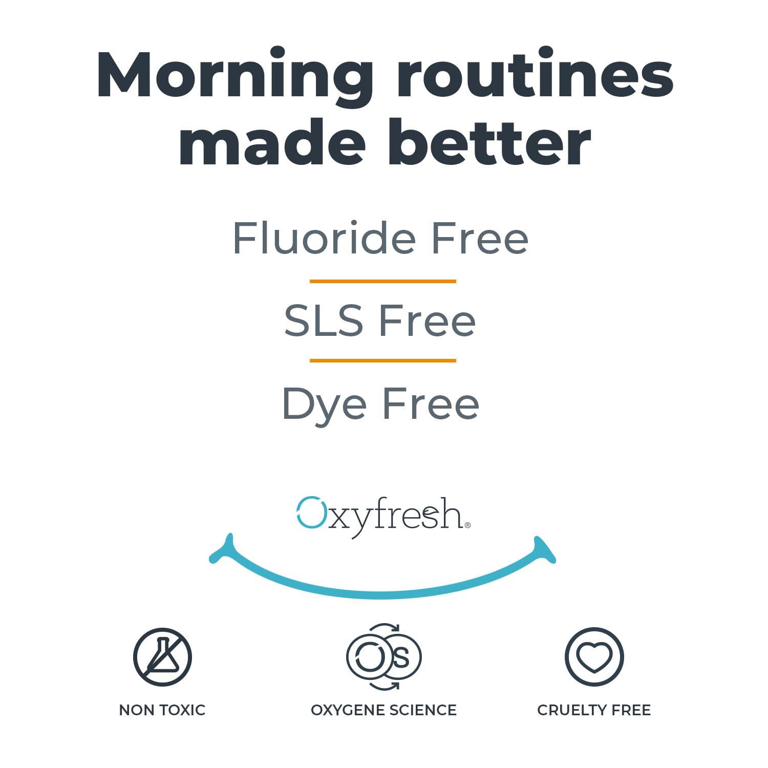 Oxyfresh dentifrice fraîcheur haleine, sensation durable après brossage.