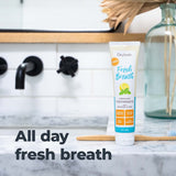 Oxyfresh dentifrice protection gencives, accent sur le soin des gencives.