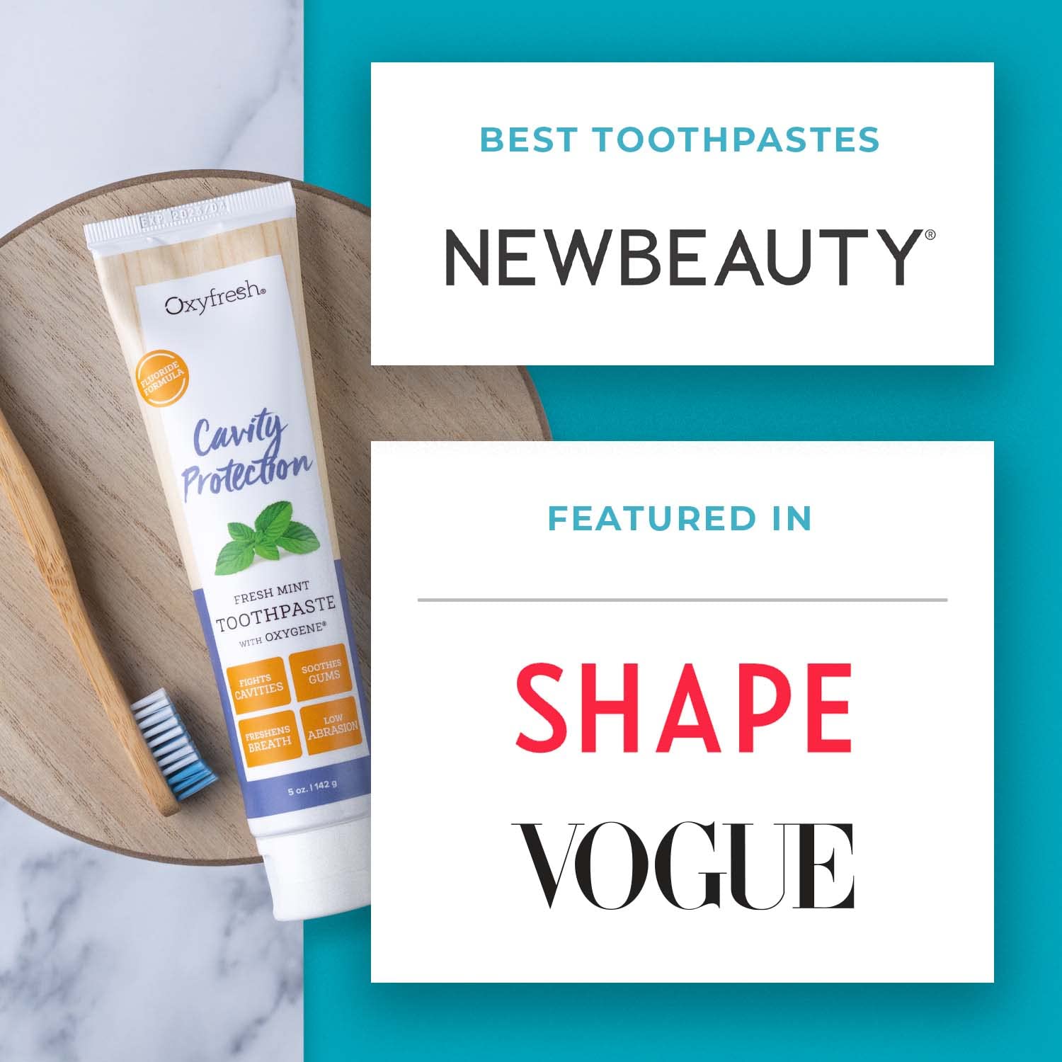 Oxyfresh dentifrice-remineralisation-email : favorise la reminéralisation de l'émail.