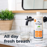 Oxyfresh Pro Formula Fresh Mint, gencives saines illustrées par une sensation de propreté.