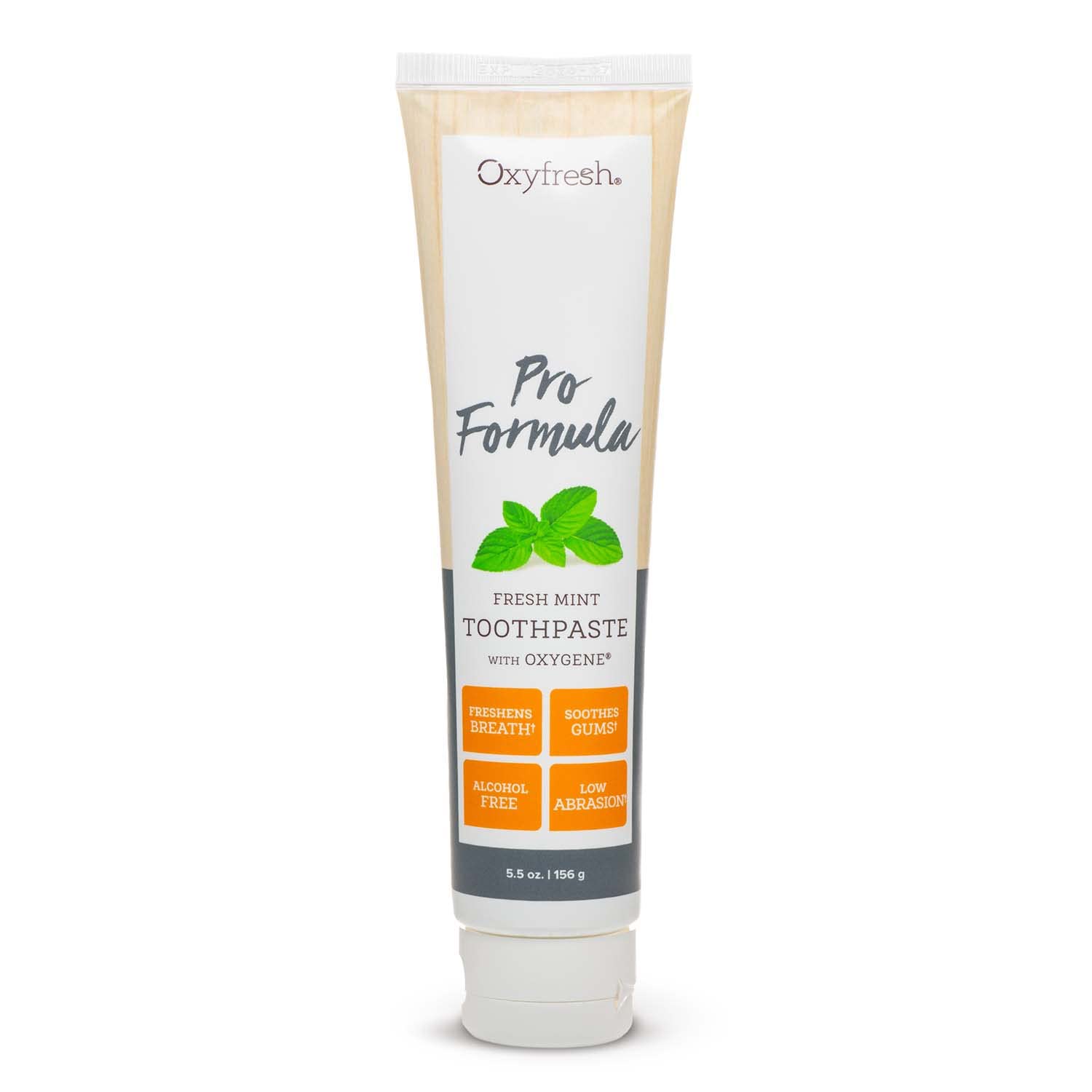 Oxyfresh Pro Formula Menthe Fraiche: bouteille de dentifrice pour haleine durable