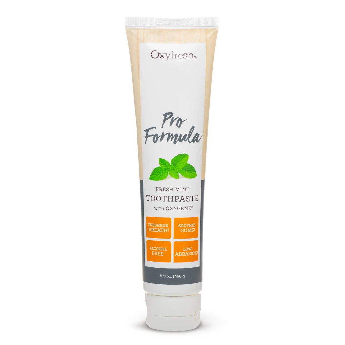 Oxyfresh Pro Formula Menthe Fraiche: bouteille de dentifrice pour haleine durable