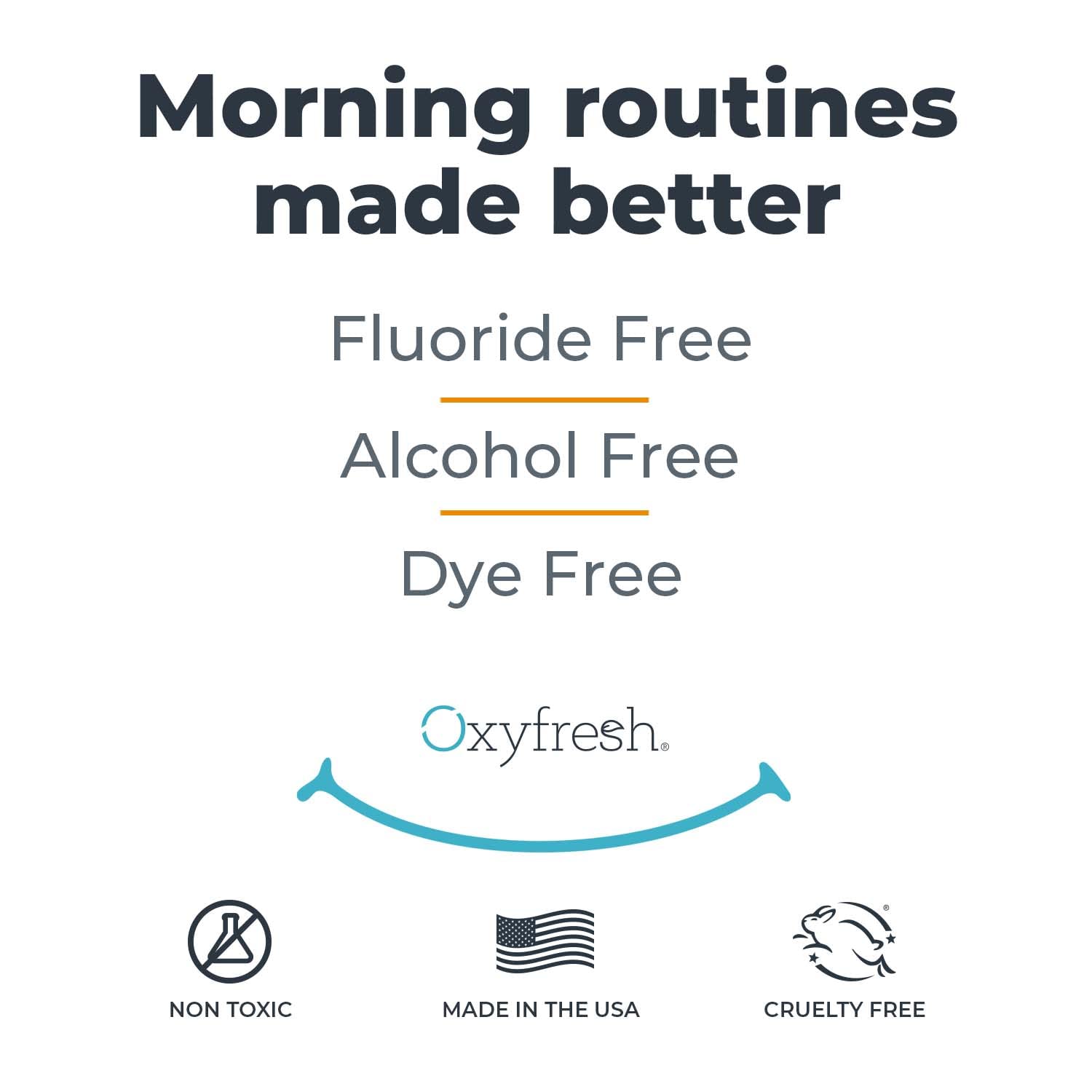 Oxyfresh Pro Formula menthe fraiche – usage quotidien simplifié pour votre hygiène buccale.