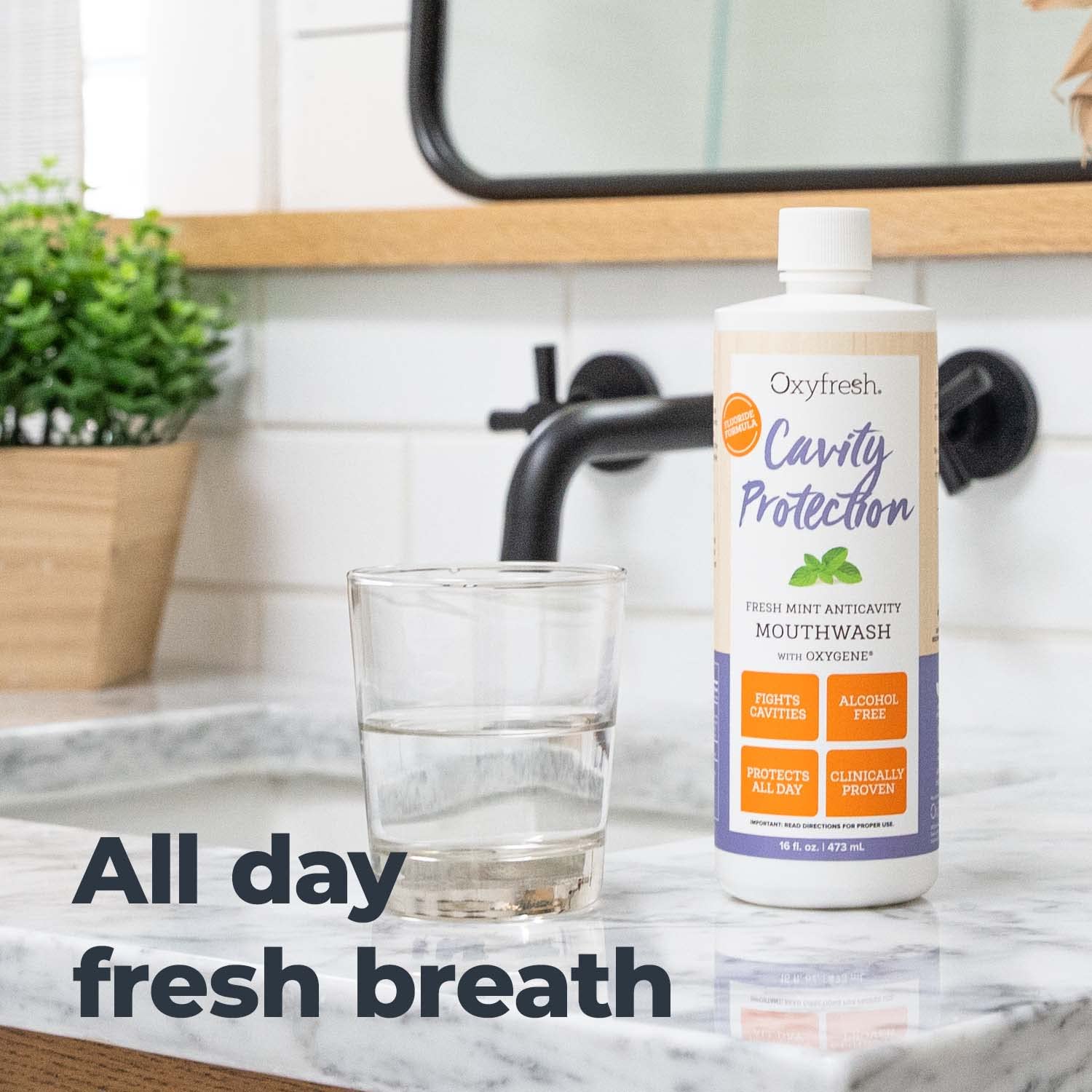 Oxyfresh rince-bouche sensibilité dents – utilisation quotidienne pour apaiser les irritations