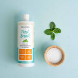Verseuse-bouteille Oxyfresh menthe fraîche, utilisation quotidienne facile pour une bouche fraîche.