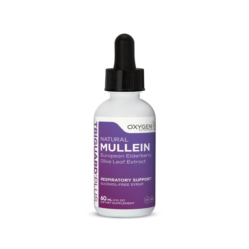 TriGuard MULLEIN Plus, extrait de feuilles d'olivier, flacon portable et pratique.