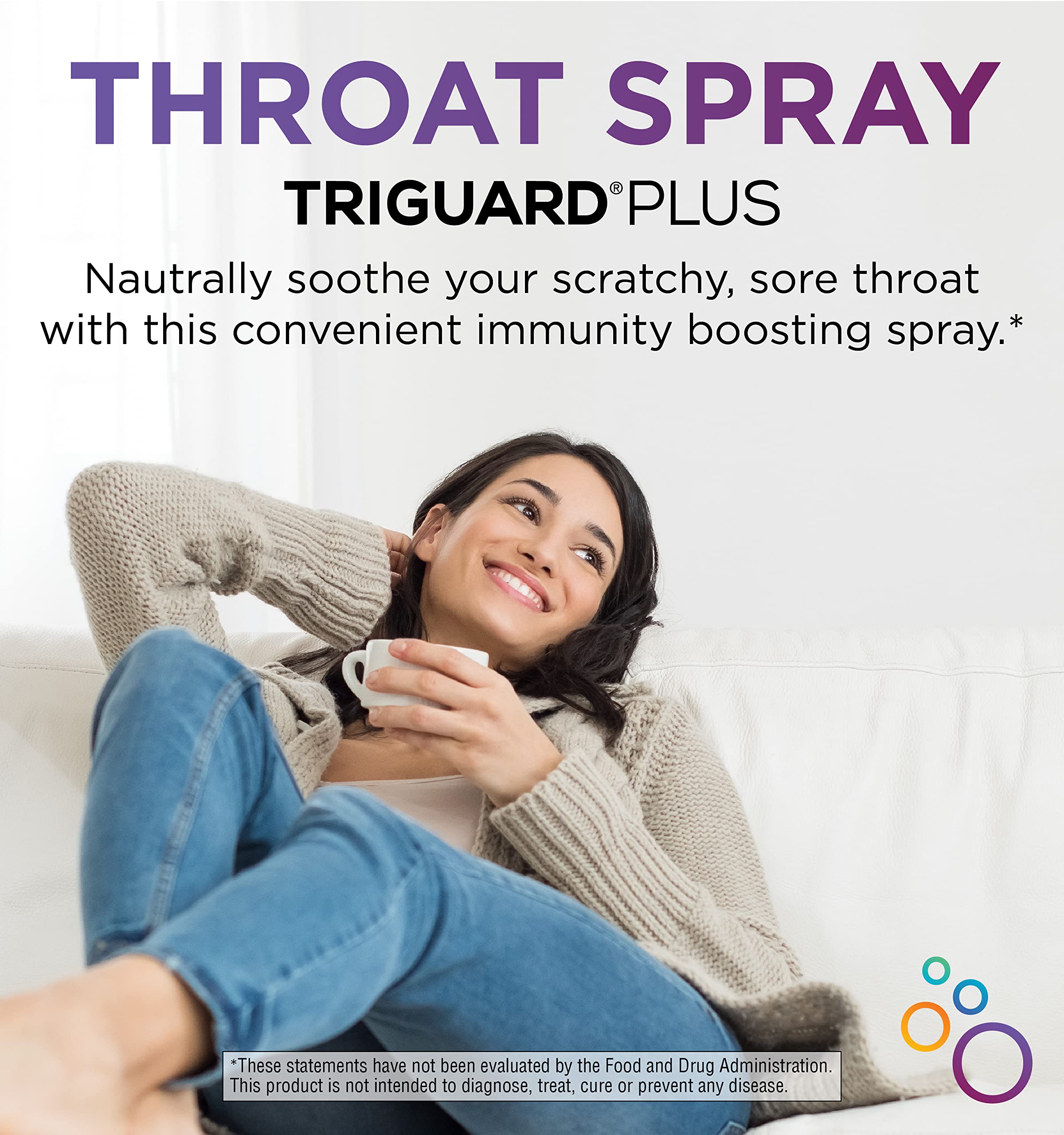 Étiquette TriGuard Plus, informations claires sur les ingrédients et l’usage.