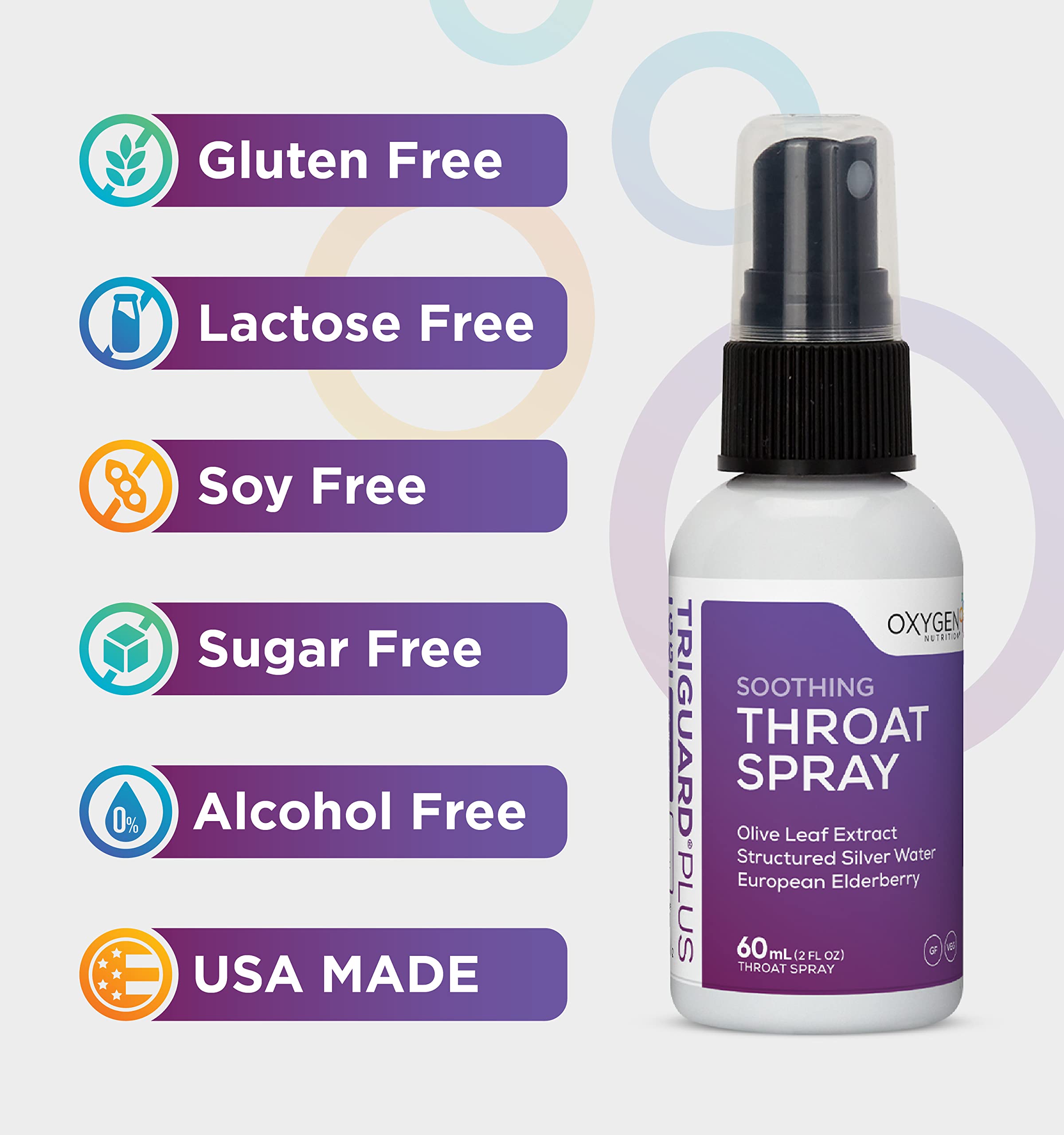 Spray gorge TriGuard Plus, utilisation facile et goût apprécié.