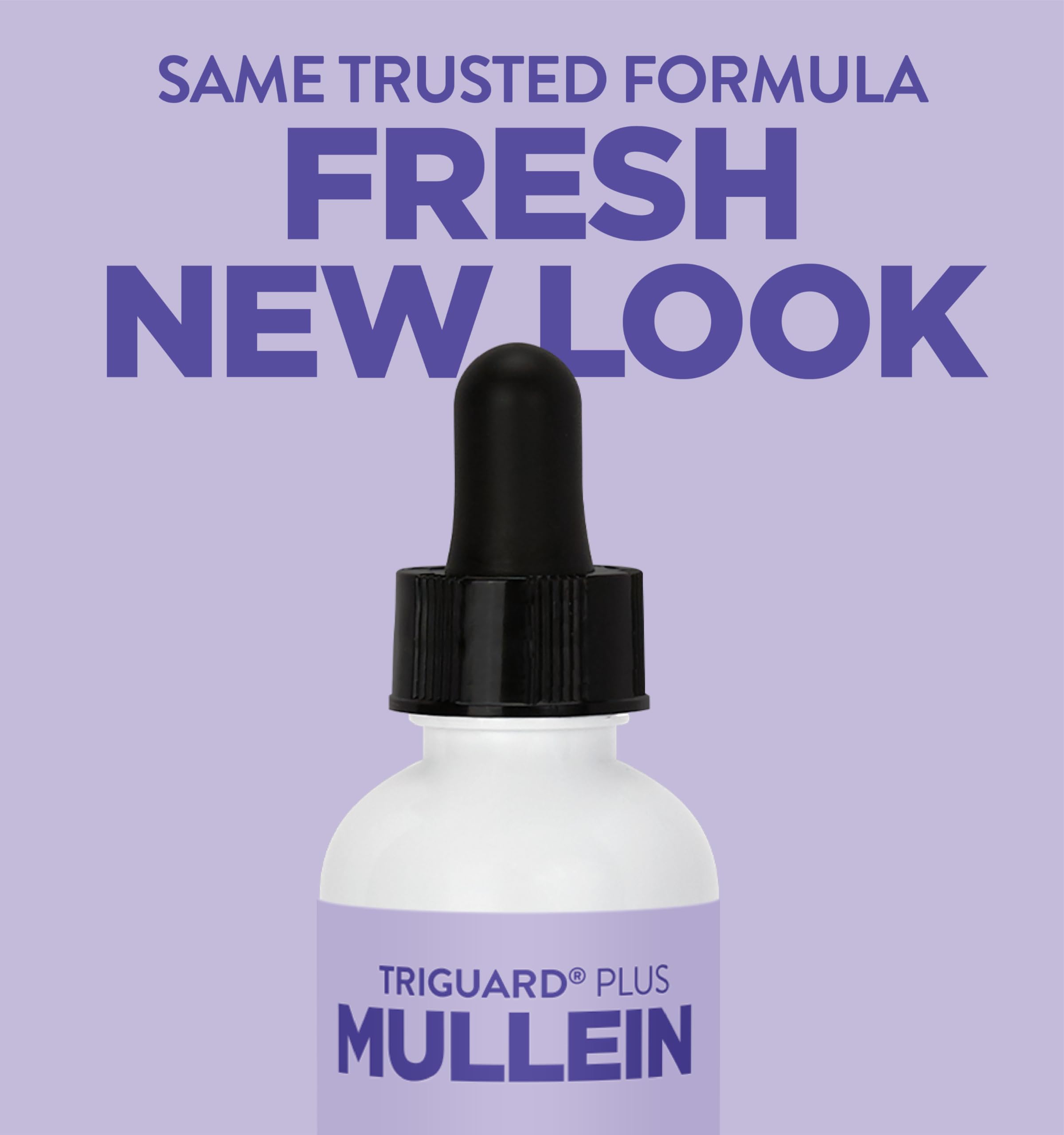 TriGuard MULLEIN Plus, extrait de sureau européen, flacon de 60 ml.