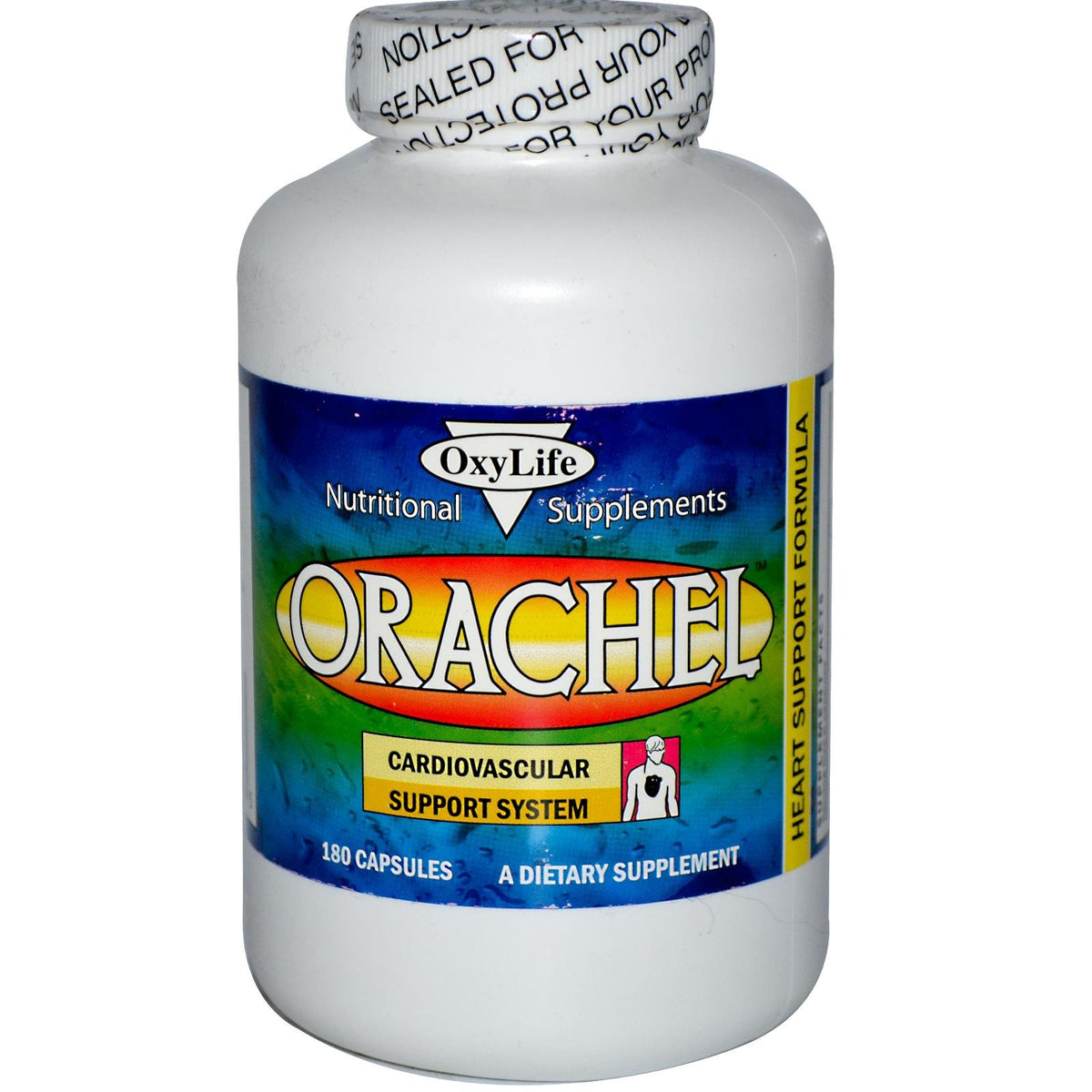 OxyLife Orachel-Cardio: bouteille de gélules pratique pour la routine.