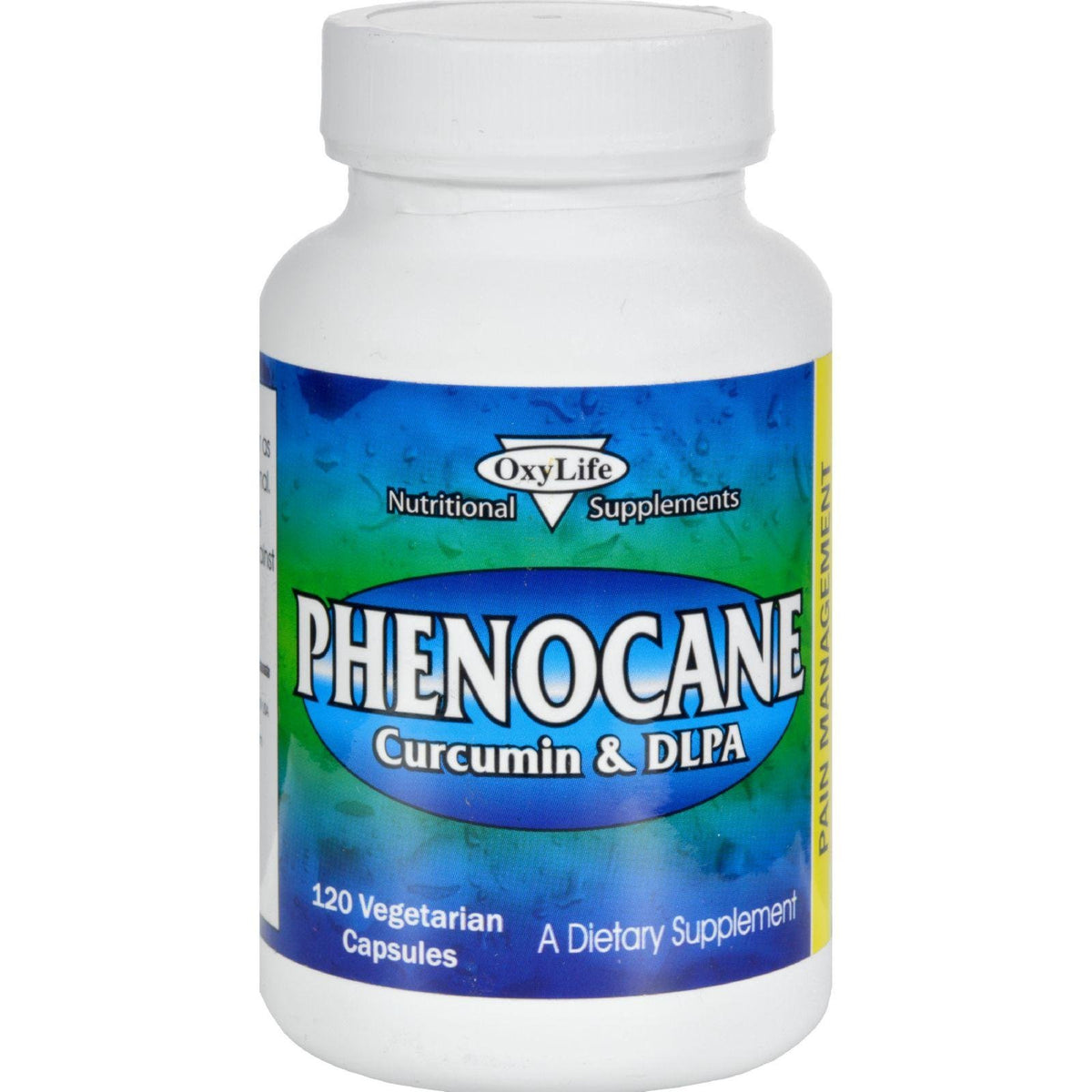 Oxylife Phenocane – bouteille et capsules faciles à avaler, usage quotidien pratique.