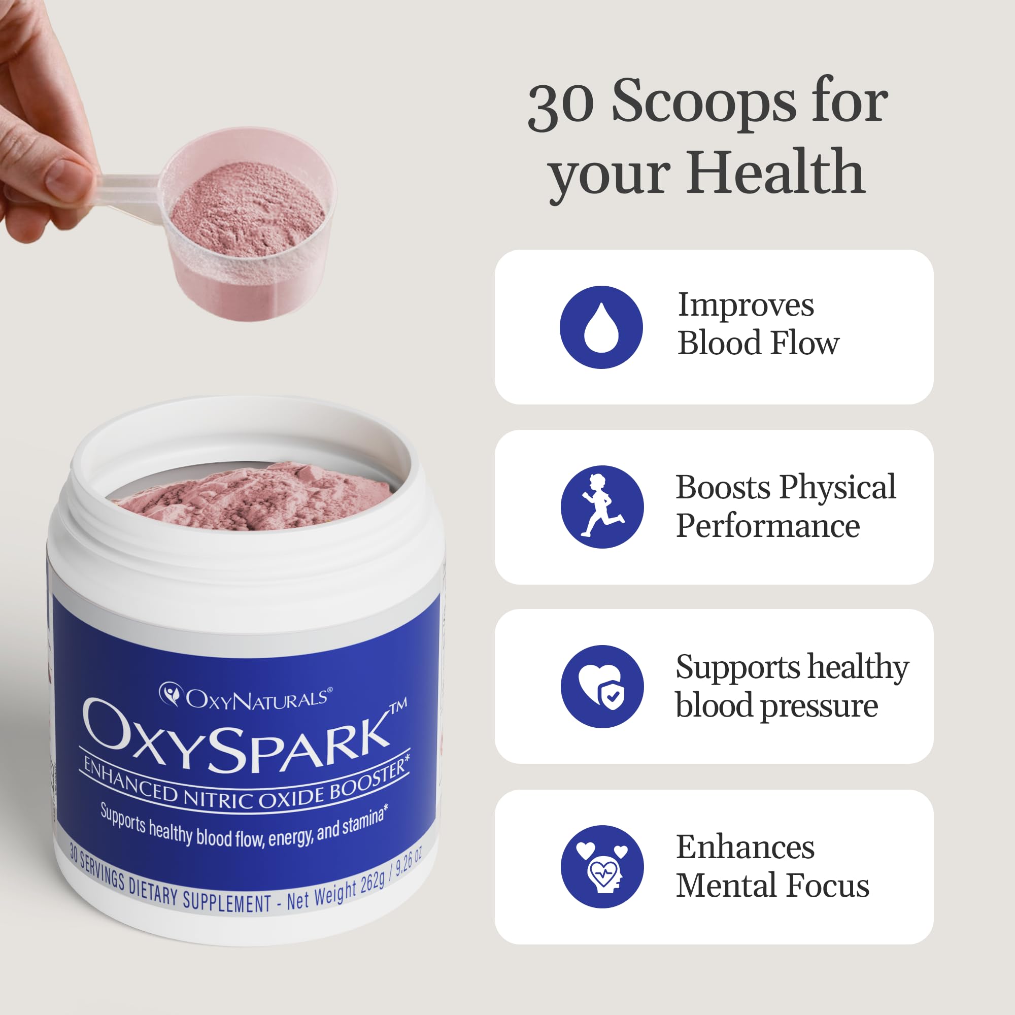 OxySpark après-sport récupération renforcée, amélioration possible des performances.