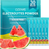 OZENKE poudre électrolytes en sachets Pastèque, hydratation pratique en déplacement