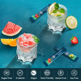 OZENKE: sachet portable d'hydratation facilitant l'usage en déplacement.