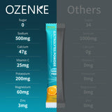 OZENKE sans sucre: boisson légère avec zéro calorie.