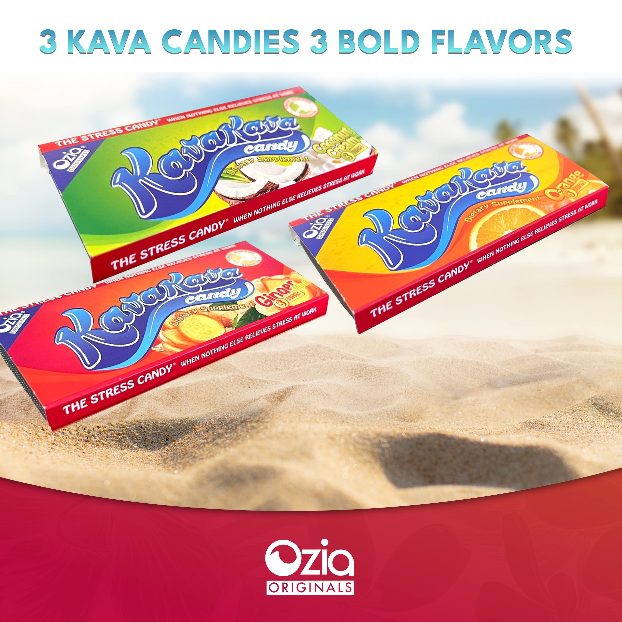 Bonbons Kava d'Ozia Originals – utilisation rapide, dégustation en quelques secondes.