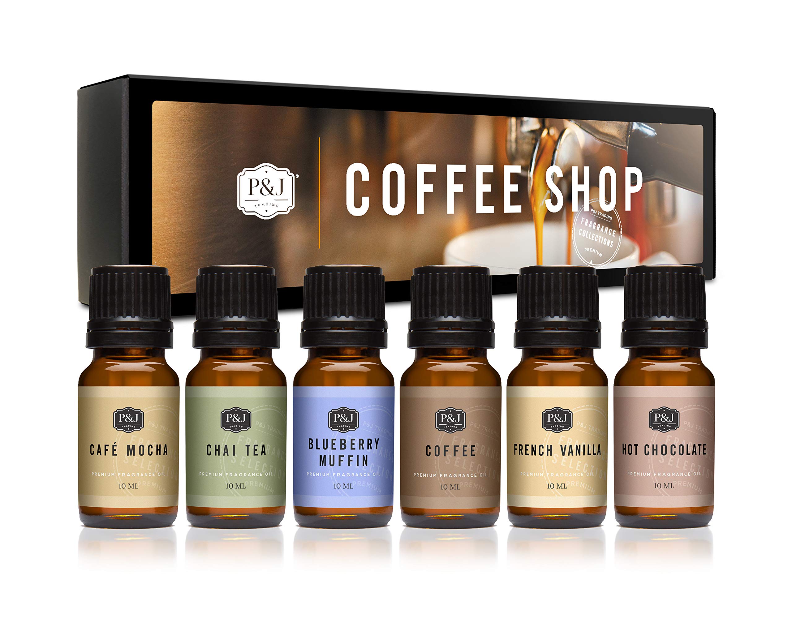 Parfum café P&J Trading dans son coffret cadeau, idéal pour offrir.