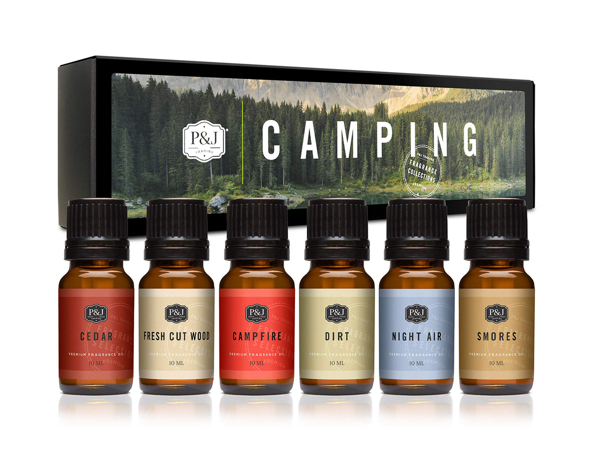 P&J Trading Camping Set: feu-de-camp, parfum idéal pour bougies et diffuseurs.