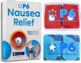 Bandes P6 anti-nausée pour mouvement, soulagement potentiel sans médicament.