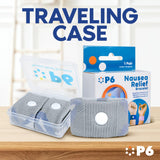 Bandes P6 utilisées au quotidien, solution non médicamenteuse et pratique.