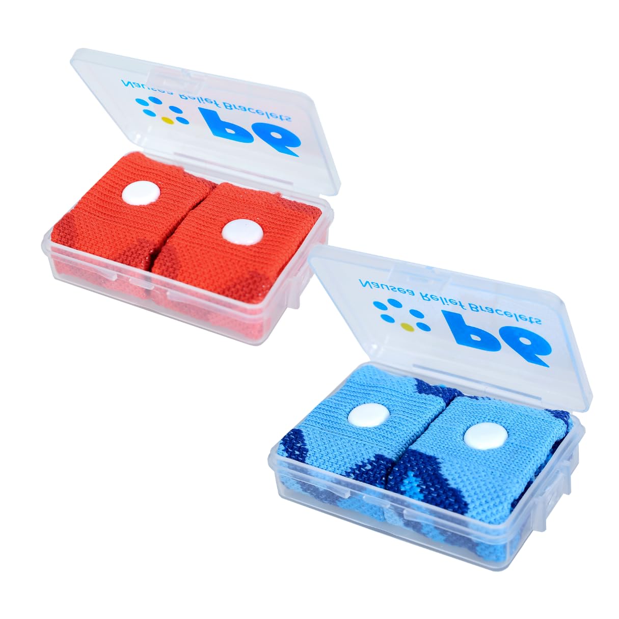 Bracelets P6 Health Originale sur le poignet, usage pratique et appui potentiel lors des nausées.