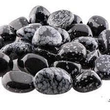 Pachamama Essentials Obsidienne Flocon de Neige – pierres roulées pour centrer l'esprit