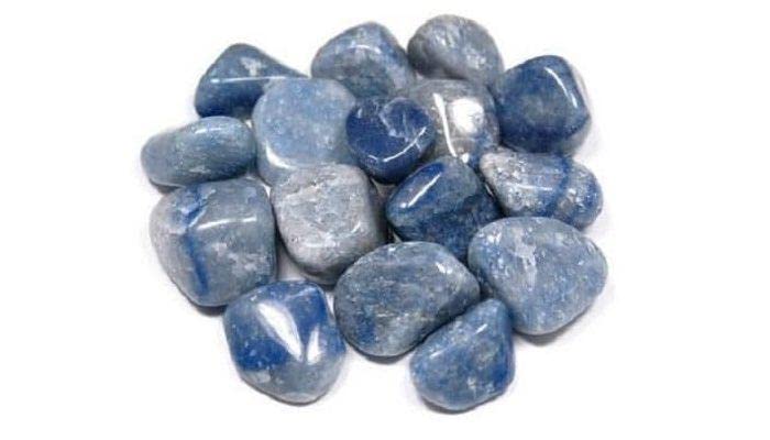 Pachamama Essentials quartz bleu pierre roulée clarte des visions et concentration.