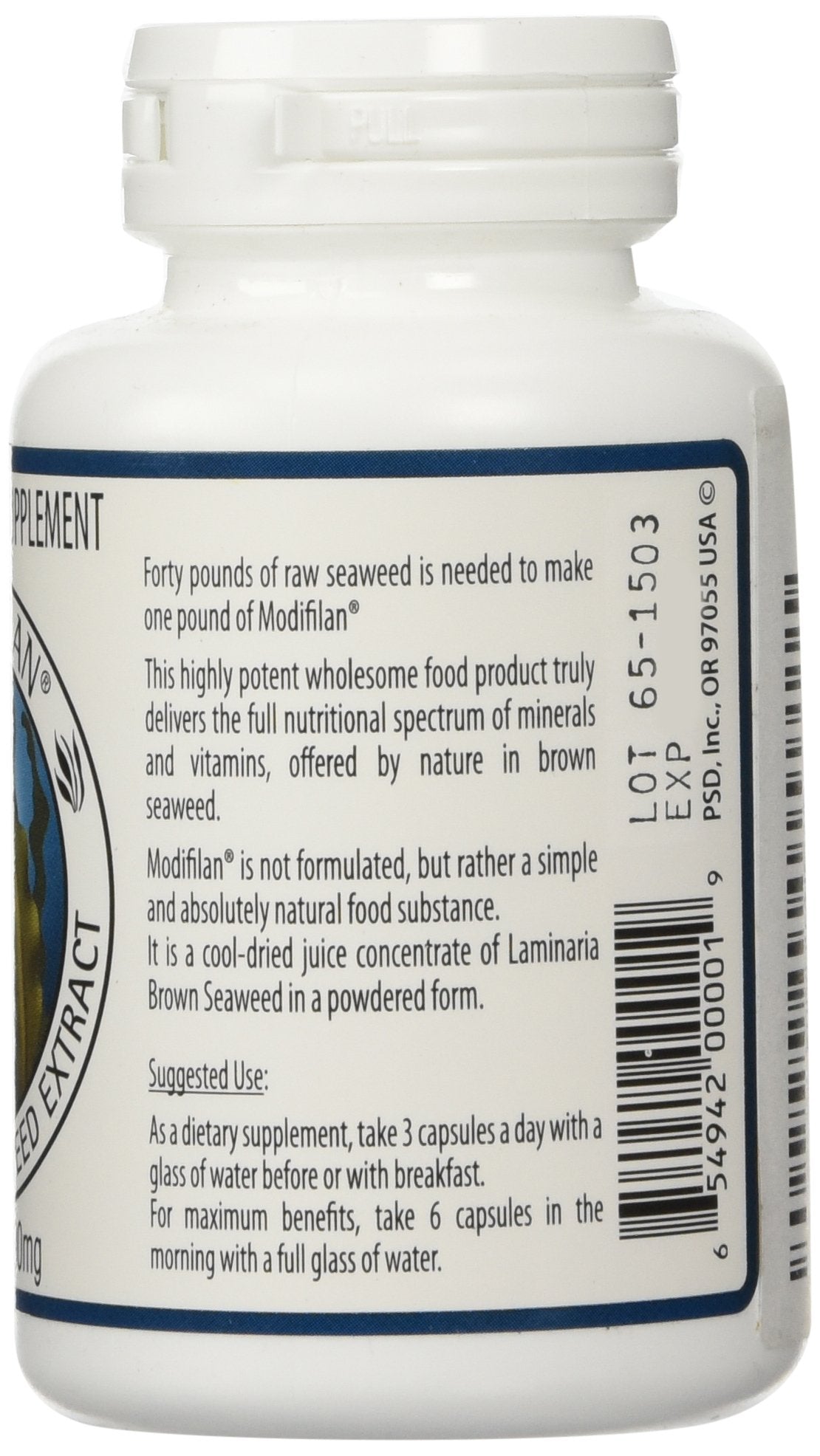 Pacific Standard Distributors Modifilan – capsules pratiques pour un apport minéral potentiel