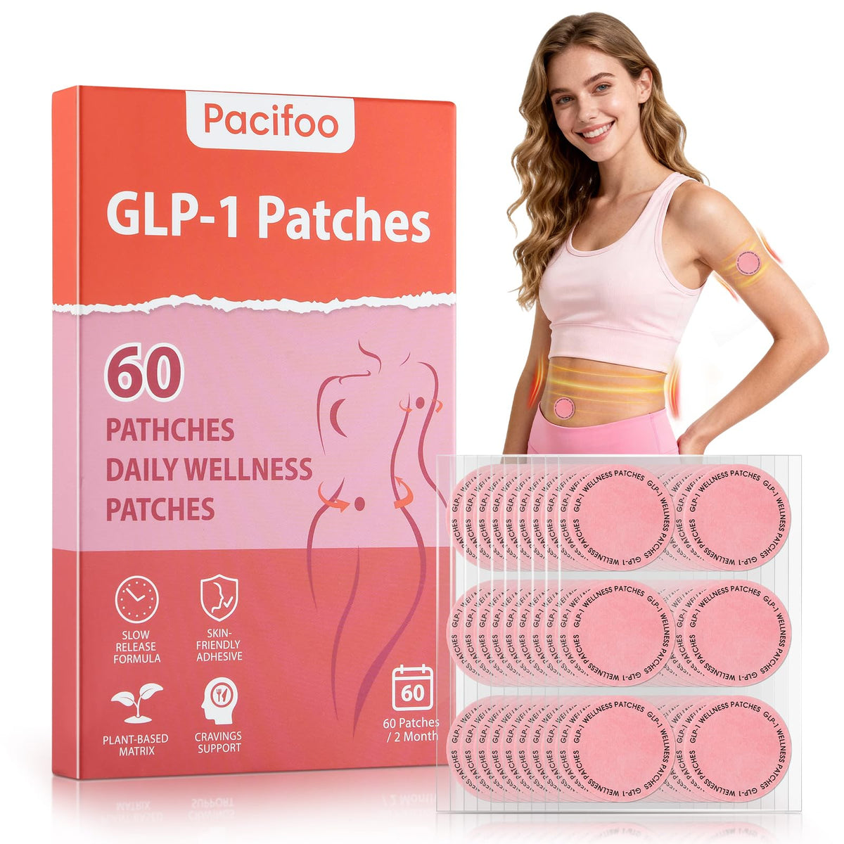 Pacifoo patch bras application—adhérence discrète pour usage quotidien.