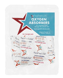 PackFreshUSA indicateur d’oxygène rose, signe d’un emballage sans oxygène.