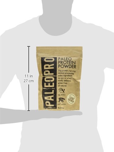 Étiquette Paleo Pro, ingrédients simples et naturels.