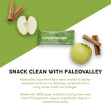 Barres Paleovalley sans produits laitiers et sans soja, alternative saine et sûre.