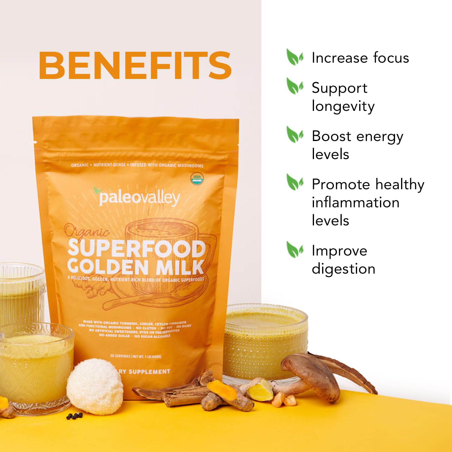 Paleovalley Mélange 10 Superaliments: mélange riche pour énergie et concentration.