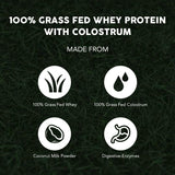 Paleovalley whey grassfed colostrum vanille shaker pour mix rapide