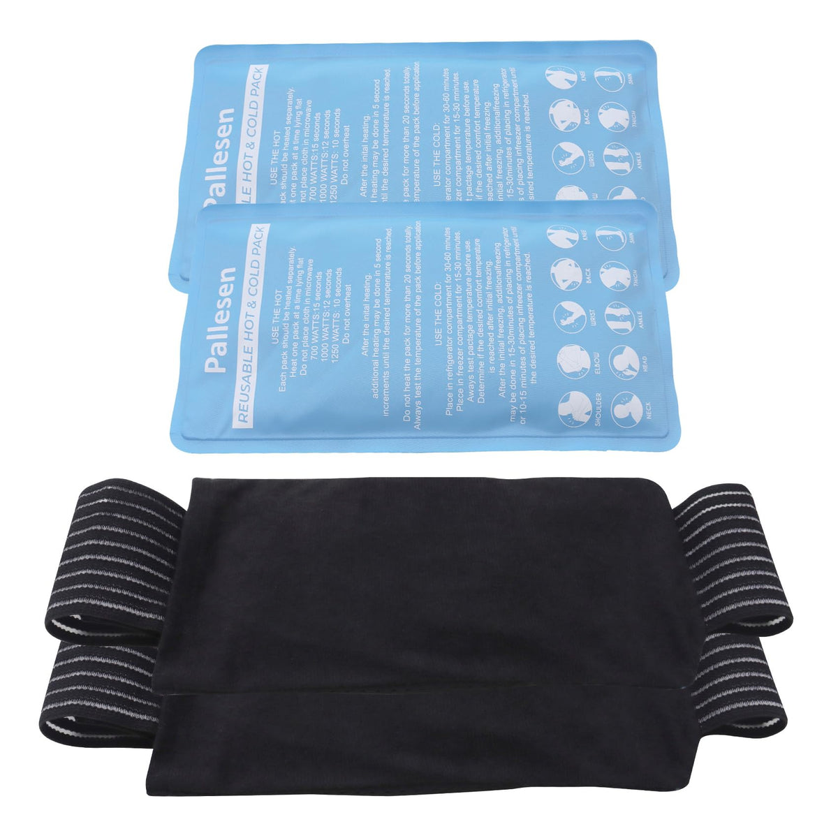 Pallesen pack glace 11×5 pouces pour épaule, refroidissement ciblé.
