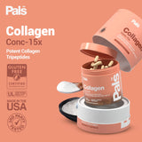 Capsules visibles montrant le potentiel soin peau et cheveux.