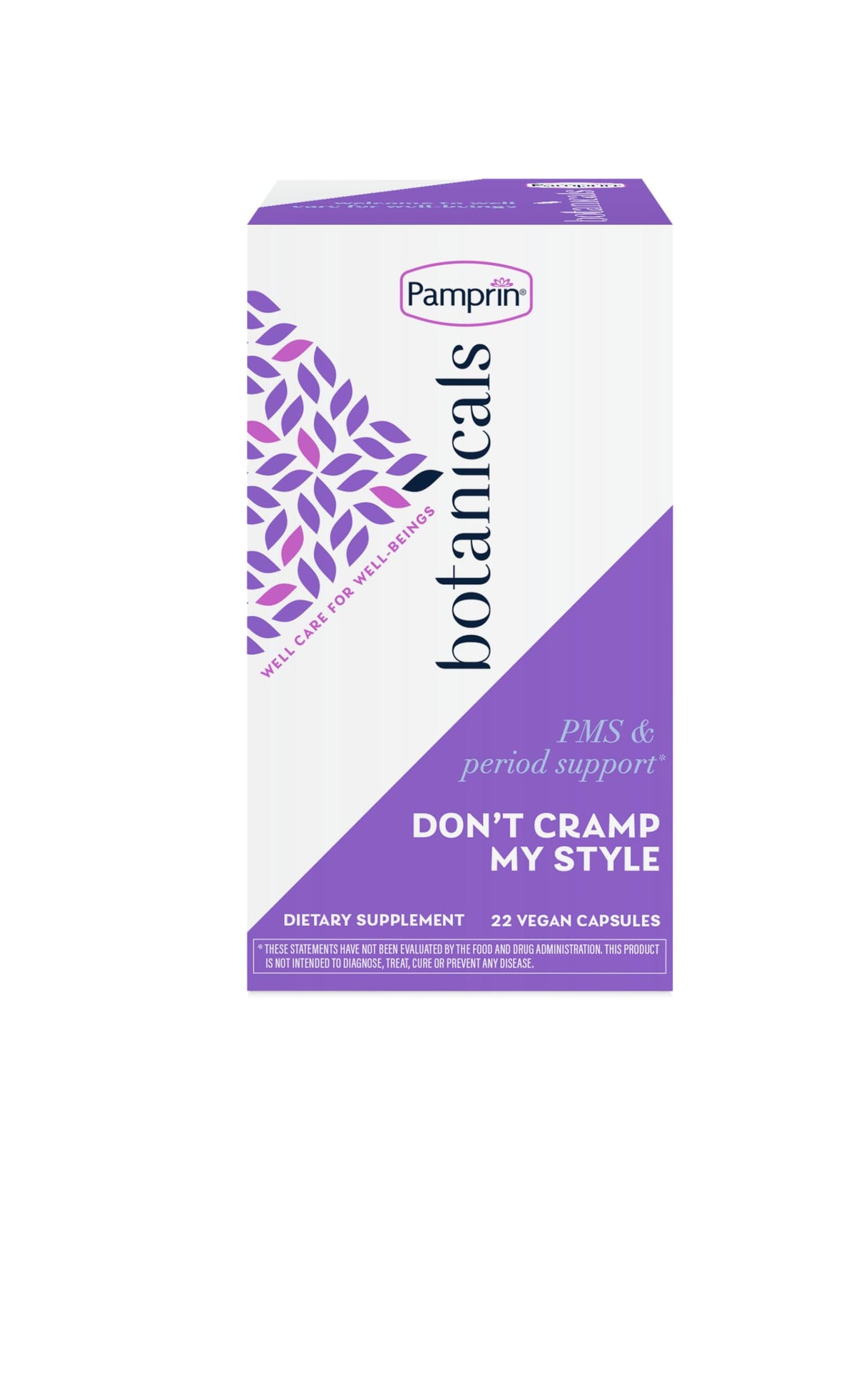 Pamprin Botanicals – composition à base d’herbes et d’extraits pour un soutien menstruel naturel.