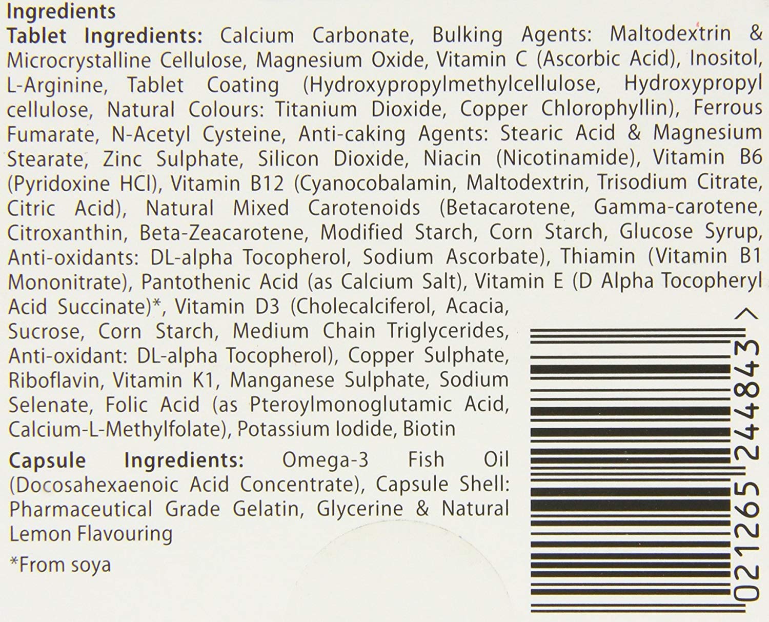 PANA Pregnacare Max, vitamine D et calcium pour le quotidien prénatal.